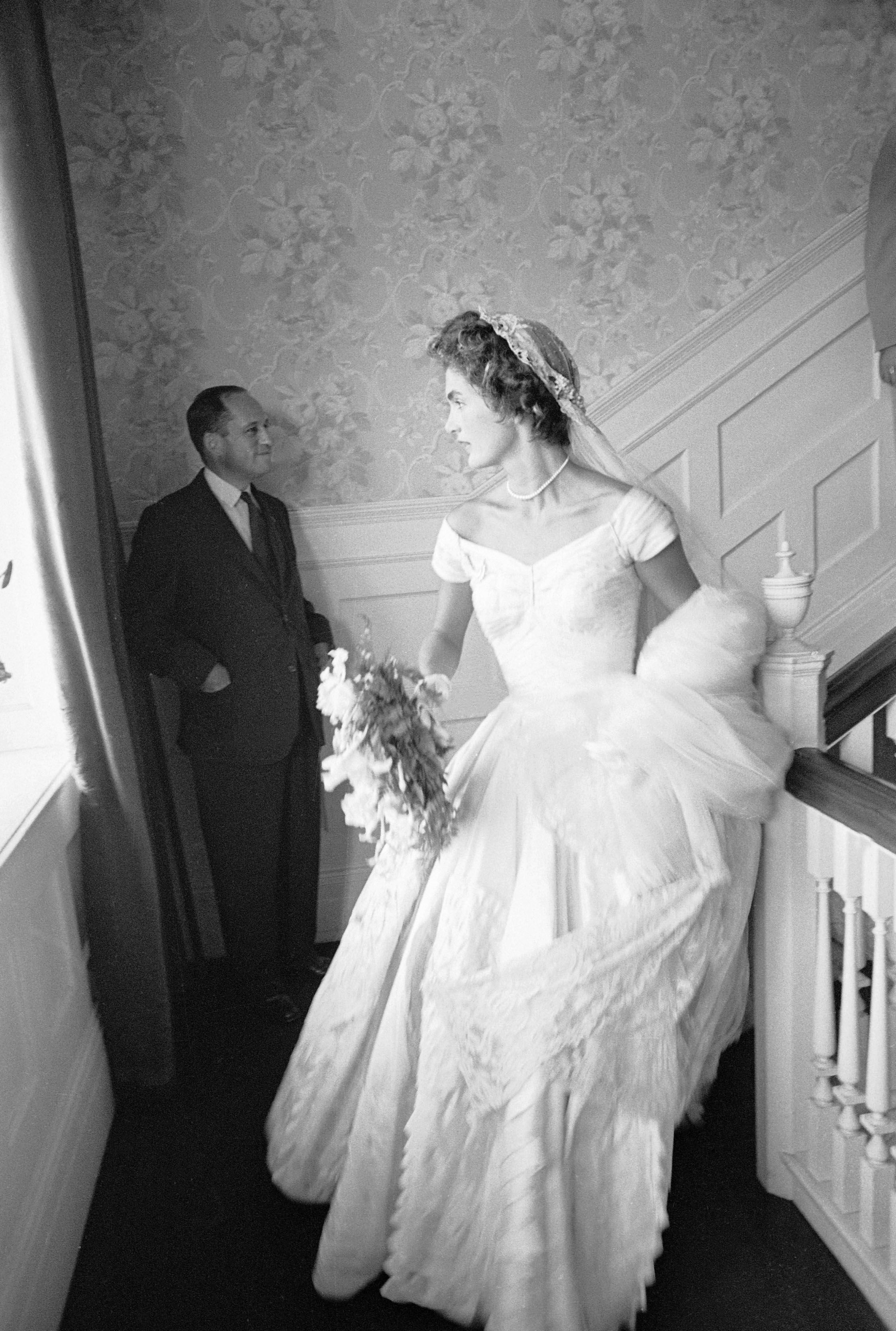 Jackie Onassis Kennedy's Wedding Dress ...